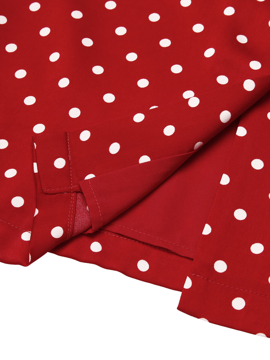 Red 1960s Dots V-Neck Pencil Dress, vintage dress, fashion - perfect for women who love vintage and fashion
