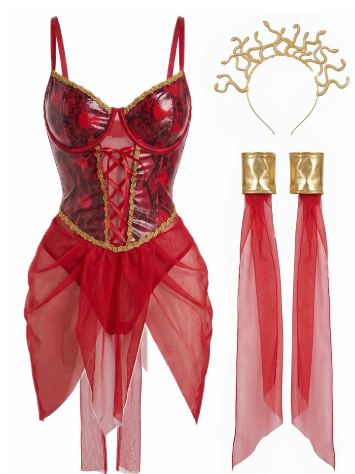 Red Vintage Classic Nightgown