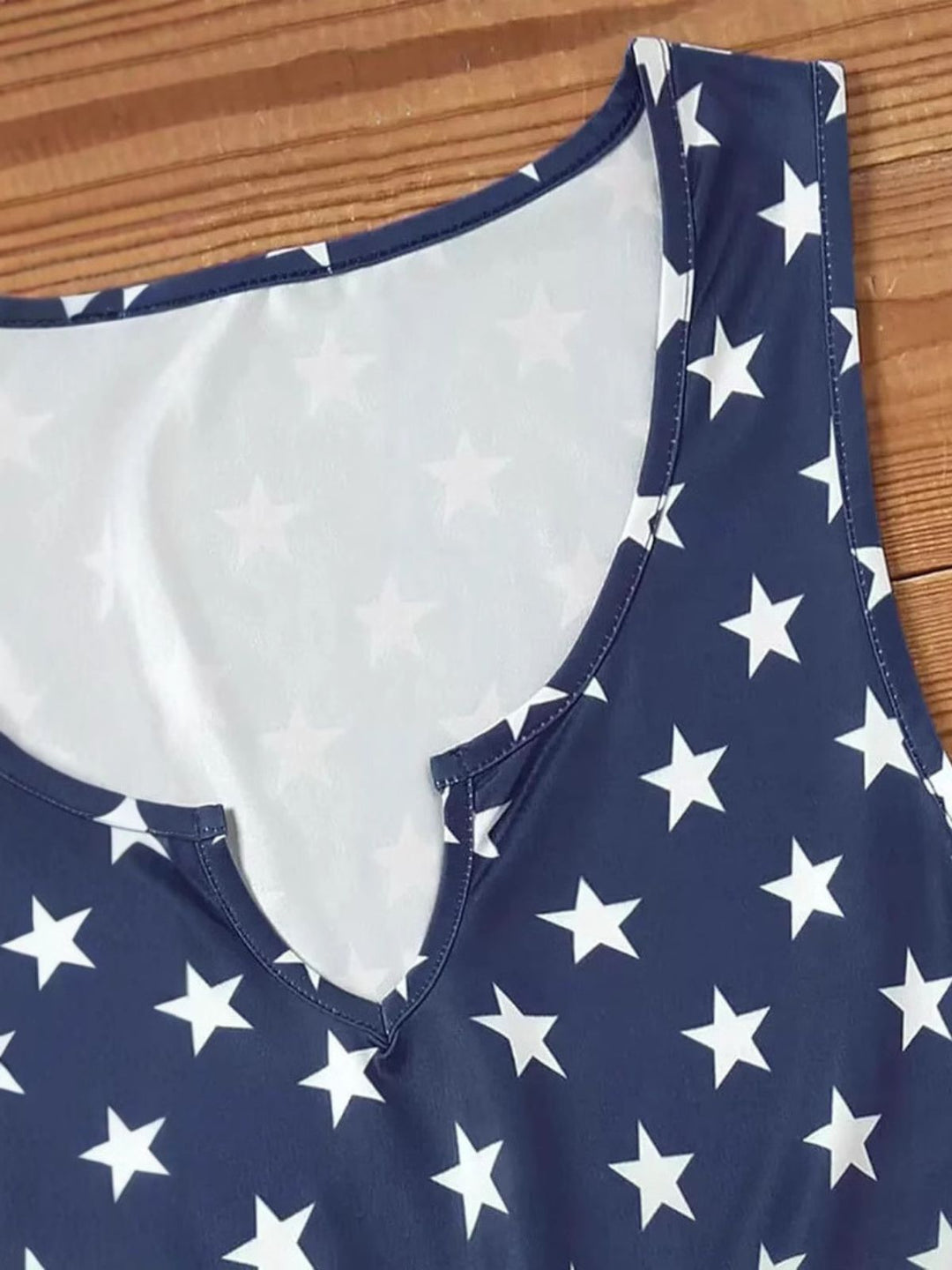 1940s Print Vintage Sleeveless Dress 2