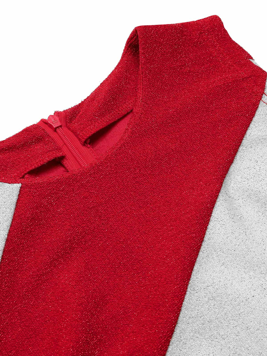 Red&amp;White 1960s Pinstriped Pencil Dress — a 1960s silhouette that turns sidewalks into runways