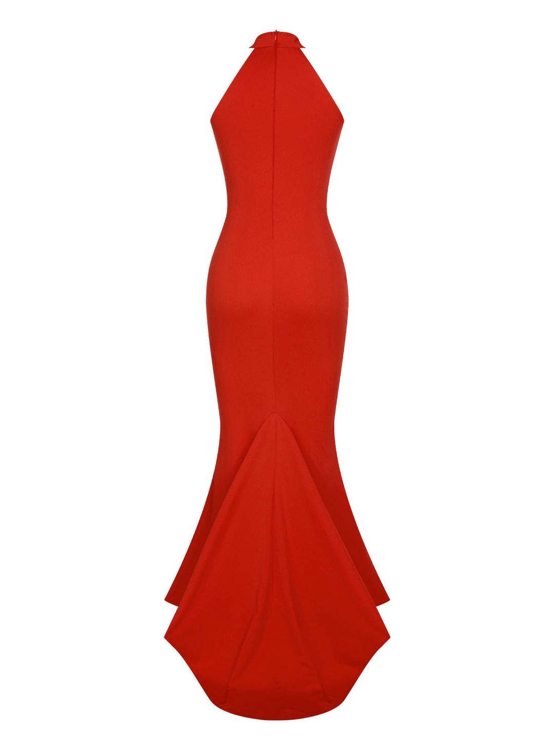 Retro 1930s Solid Halter Mermaid Dress, vintage dress, retro fashion - perfect for women who love vintage and retro fashion