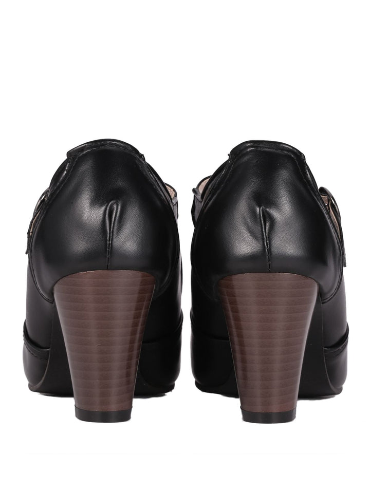 Retro TStrap Chunky Heels Shoes | vintage shoes, retro heels