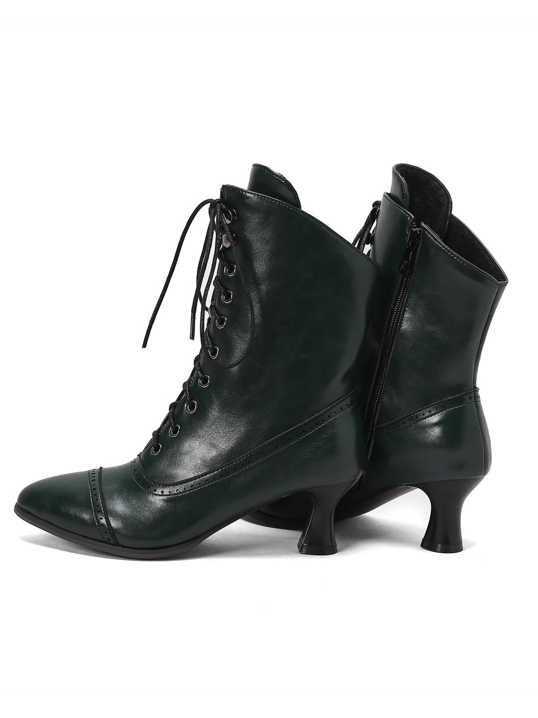 Retro Leather High Heel Boots, vintage fashion, retro style - perfect for women who love vintage and retro fashion