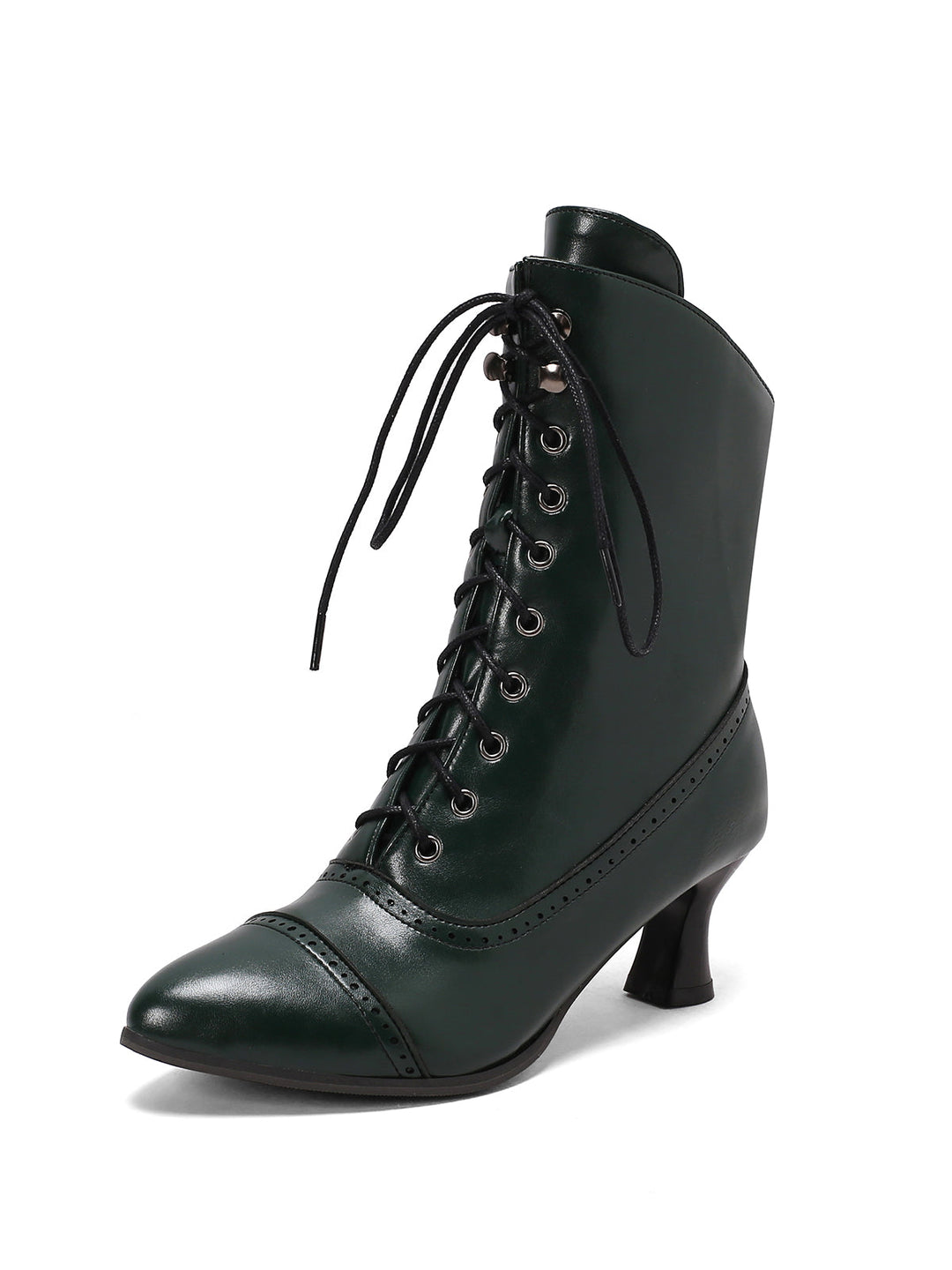 Retro Leather High Heel Boots, vintage fashion, retro style - perfect for women who love vintage and retro fashion
