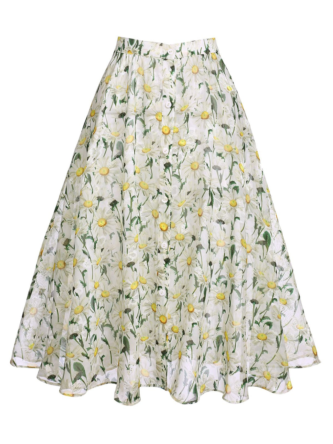 Retro Floral Button Swing Coverup | vintage fashion, retro style