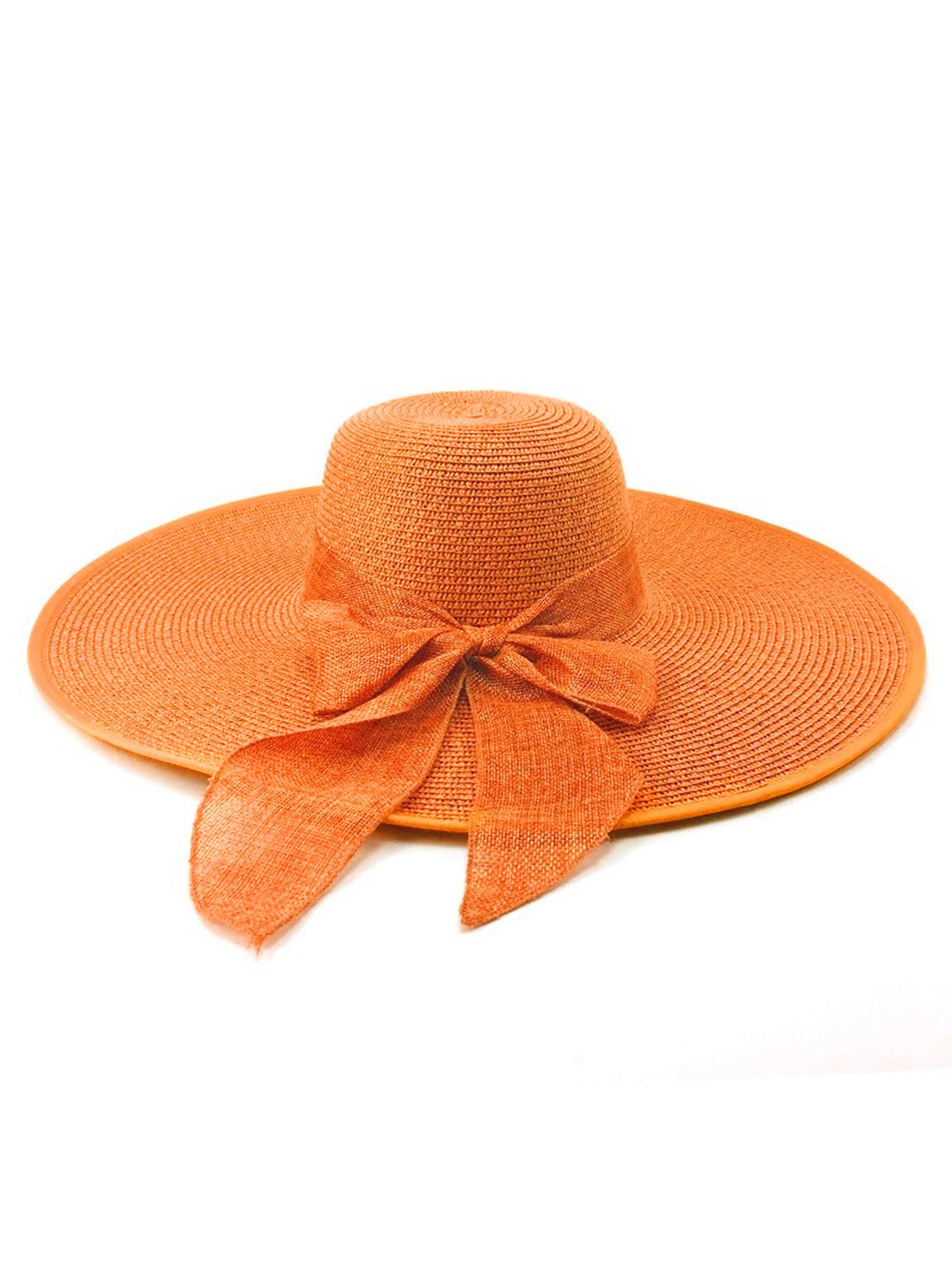 Ribbon Wide Brim Raffia Sun Hat - vintage fashion, retro style