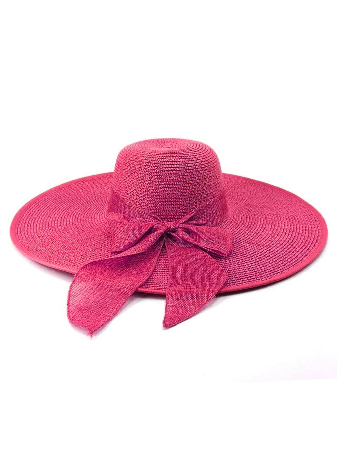 Ribbon Wide Brim Raffia Sun Hat - vintage fashion, retro style