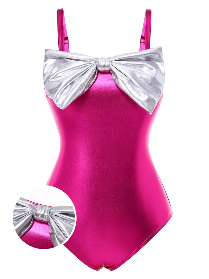 1970s Metallic Bow Swimsuit | 1970s | vintage swimsuit, retro beachwear