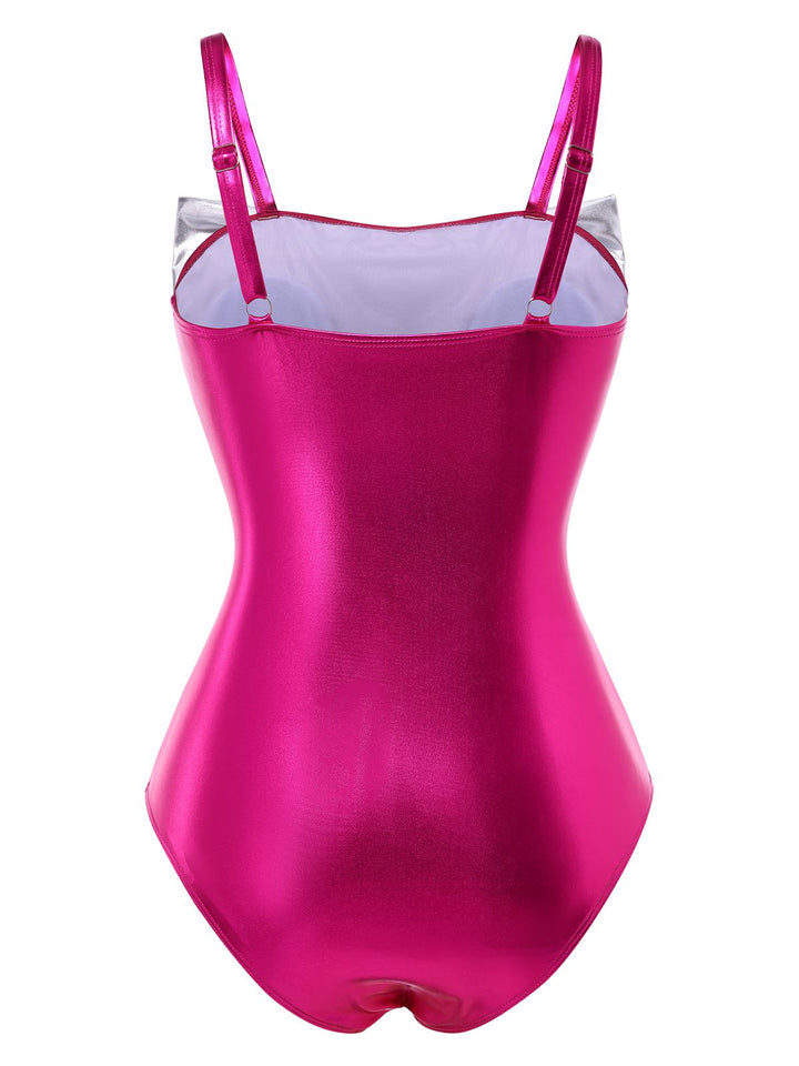 1970s Metallic Bow Swimsuit | 1970s | vintage swimsuit, retro beachwear