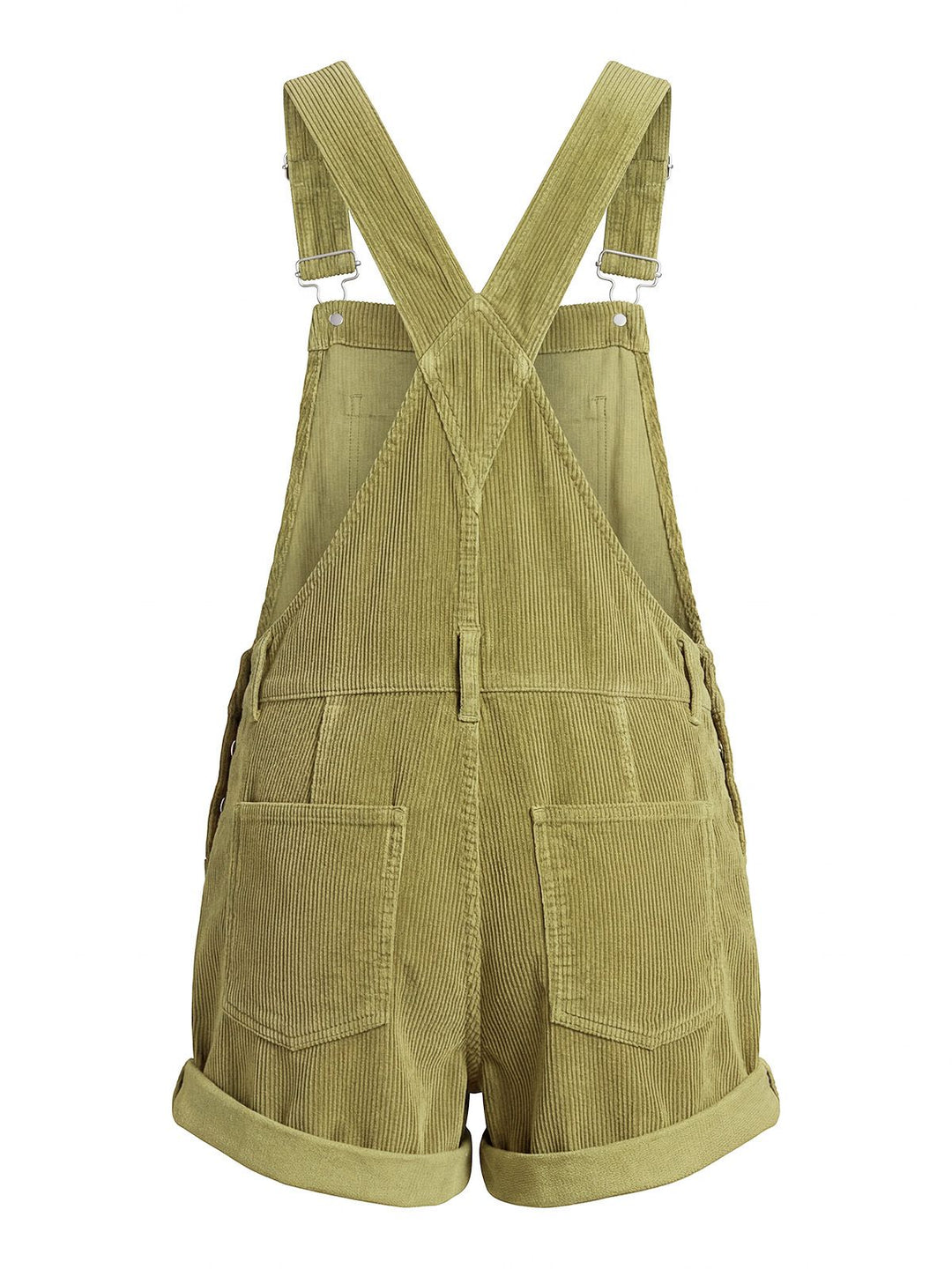 [Pre-Sale] Green 1960s Multi-Pocket Corduroy Romper, vintage romper, retro jumpsuit - perfect for women who love vintage and retro fashion