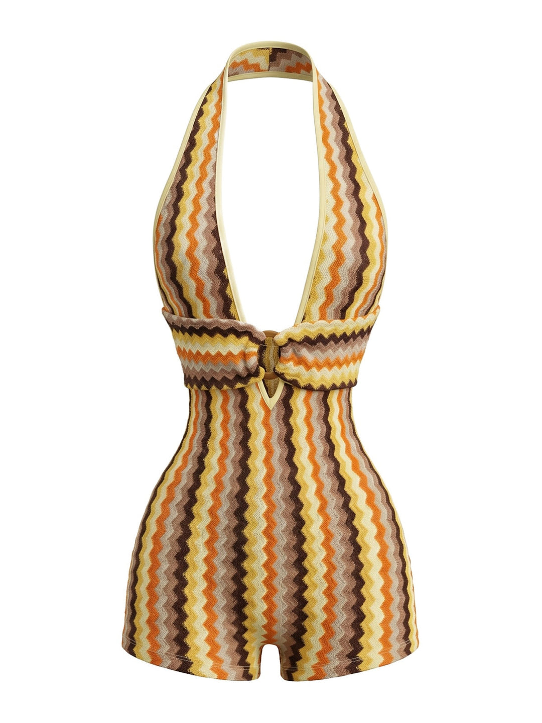 Pat 1950s Vintage Halter V Neck Jumpsuit 2
