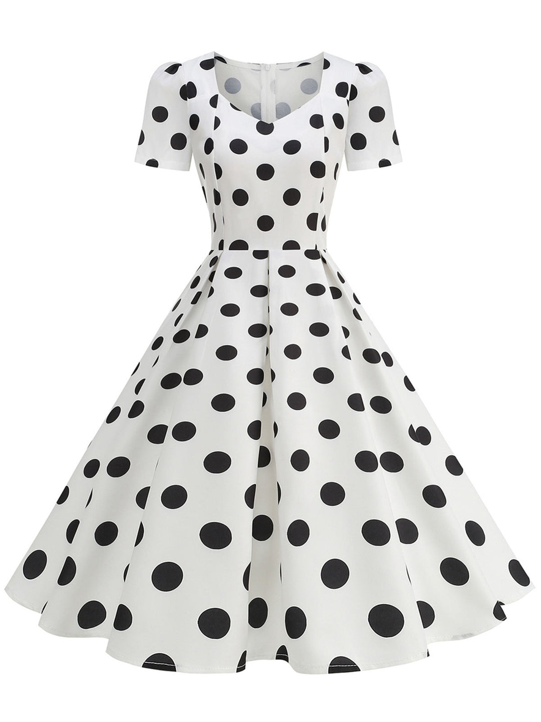 1950s Short Sleeve Sweetheart Neck Rose Swing Dress, vintage dress, retro fashion, rockabilly, pin-up fashion - perfect for women who love vintage and retro fashion