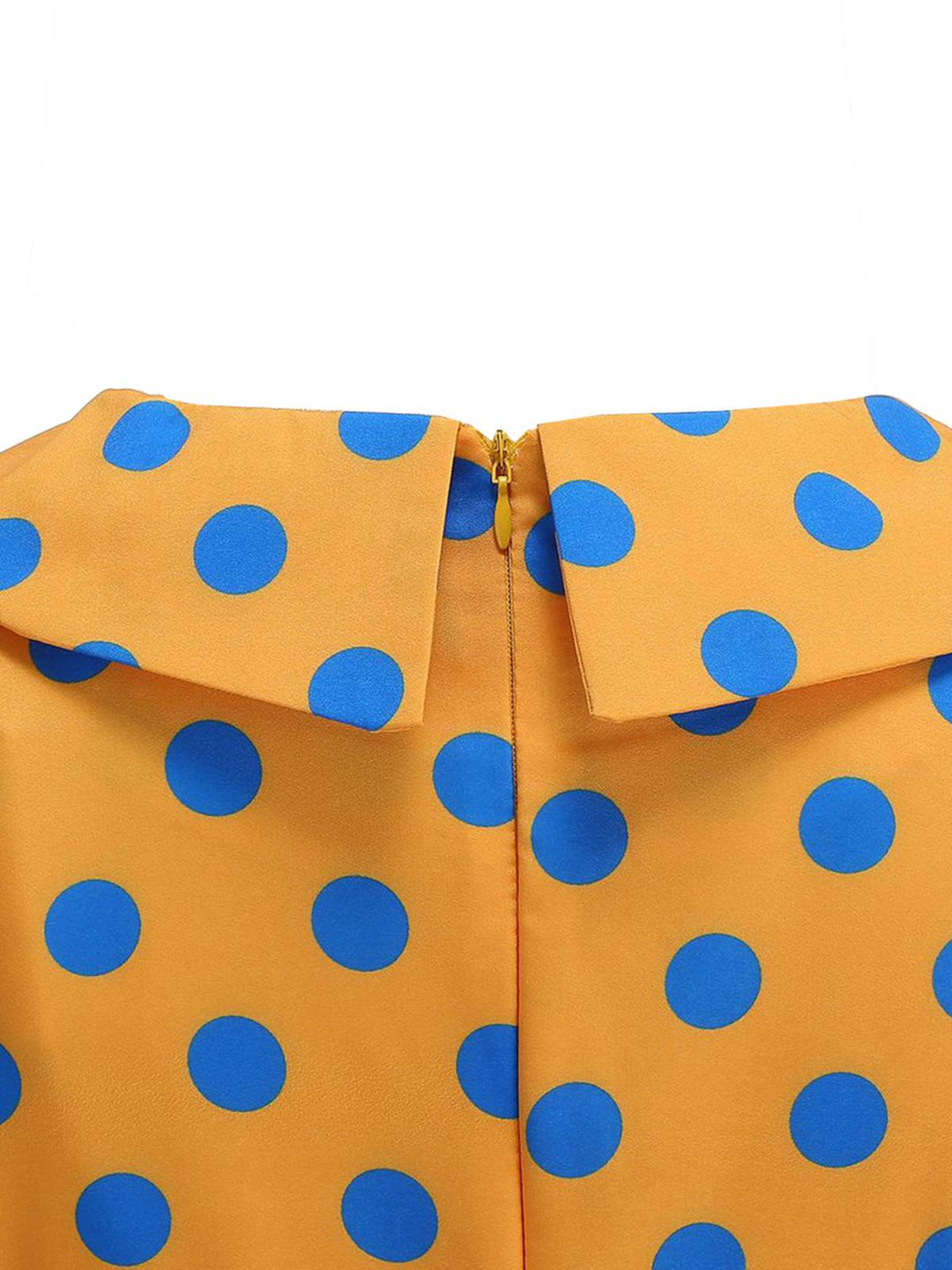 1950s Polka Dot Lapel Collar Cap Sleeve Swing Dress, vintage dress, retro fashion, rockabilly, pin-up fashion - perfect for women who love vintage and retro fashion