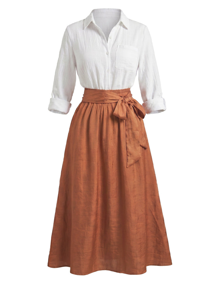 1950s Patchwork Vintage Two Piece Set 3