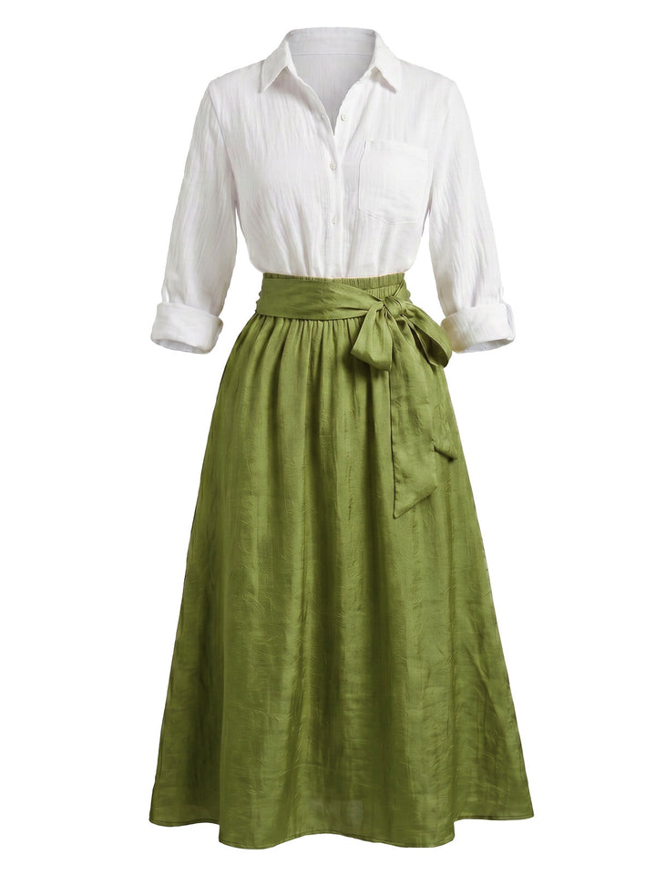 1950s Patchwork Vintage Two Piece Set 5