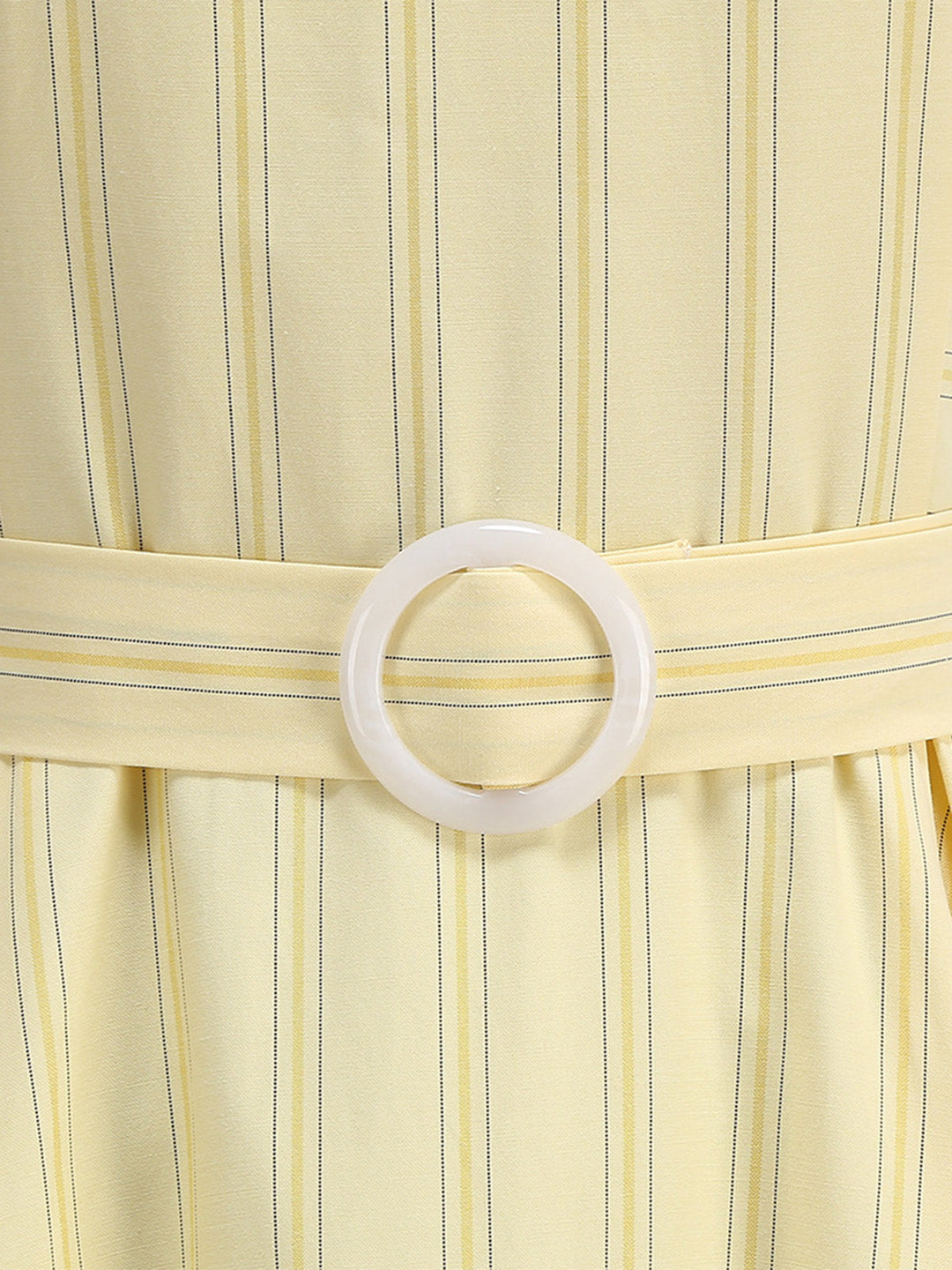 1930s Floral Halter Striped Vintage Dress 7