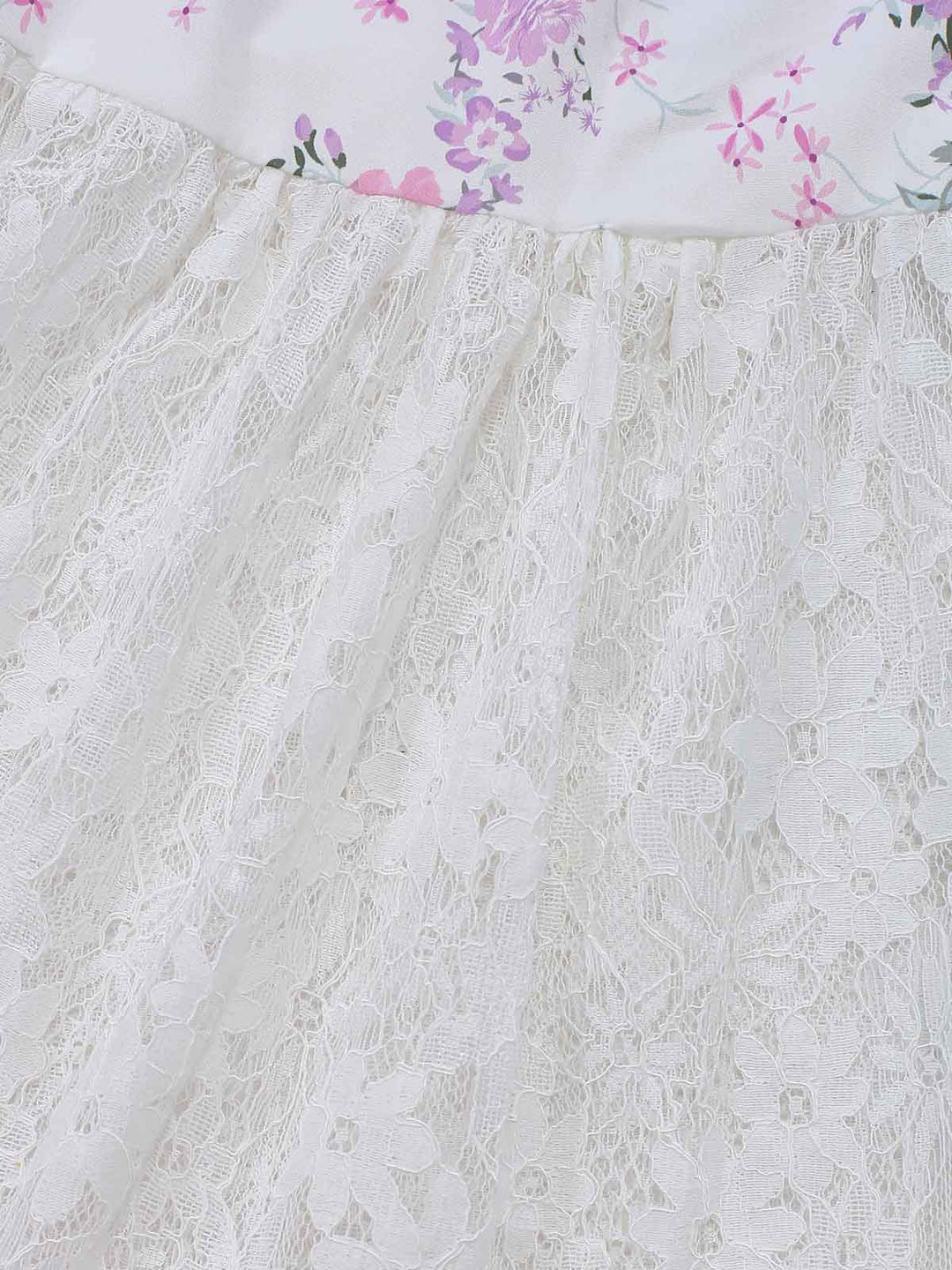 Pat 1950s Floral Lace Patchwork Top 4
