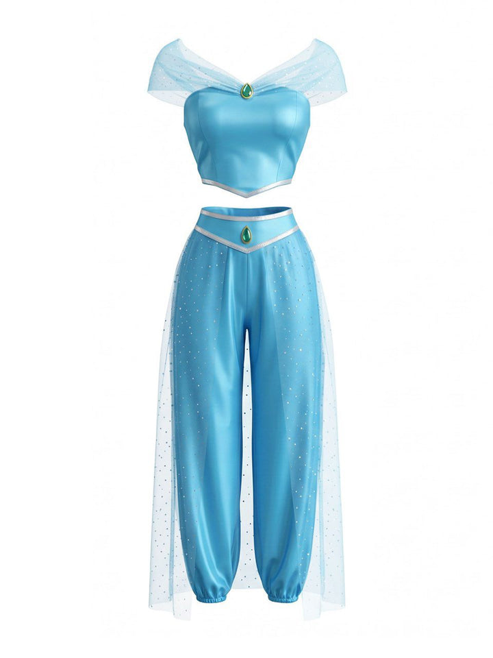 Gem Mesh Princess Cosplay Costume Set