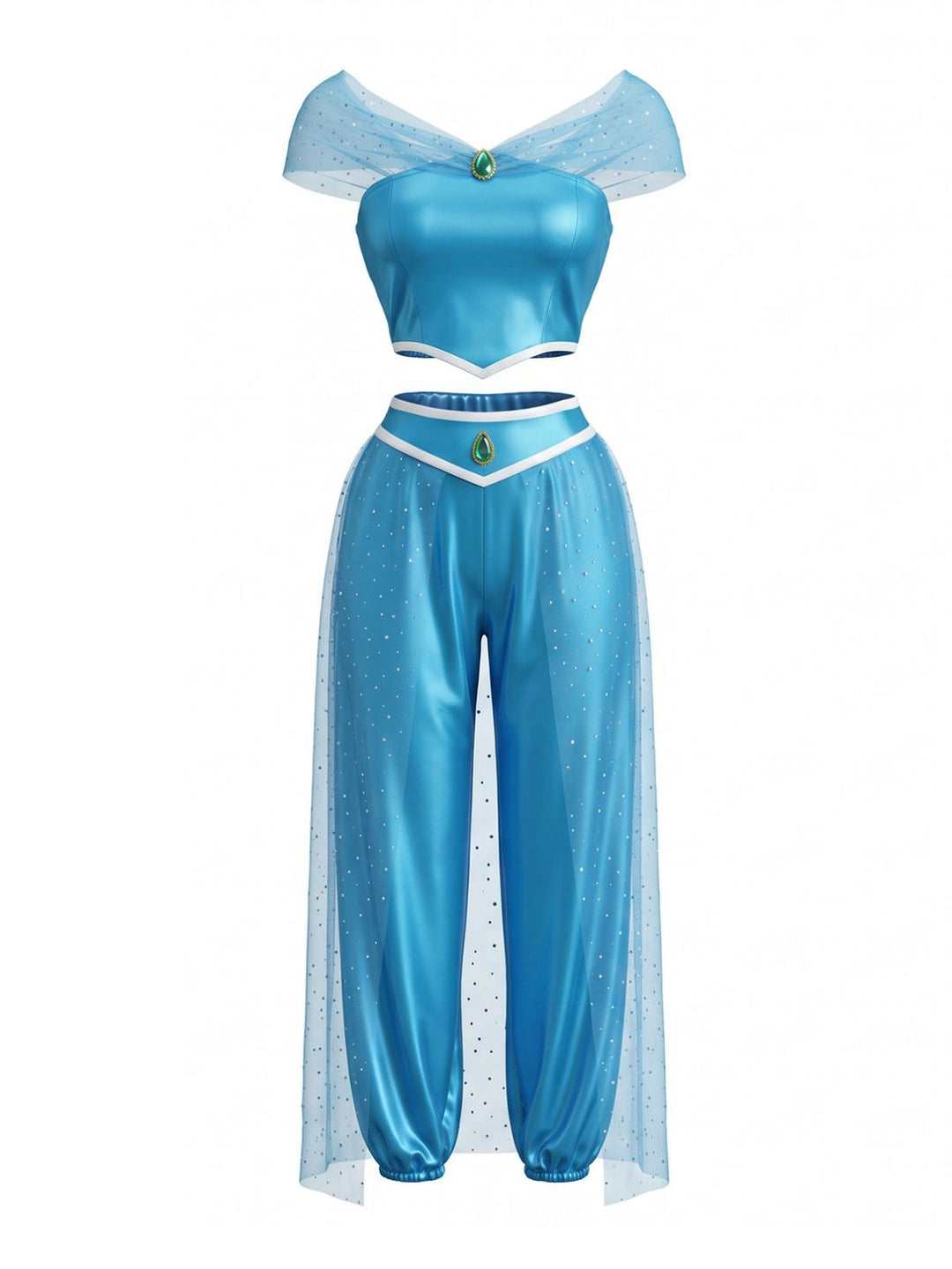 Gem Mesh Princess Cosplay Costume Set