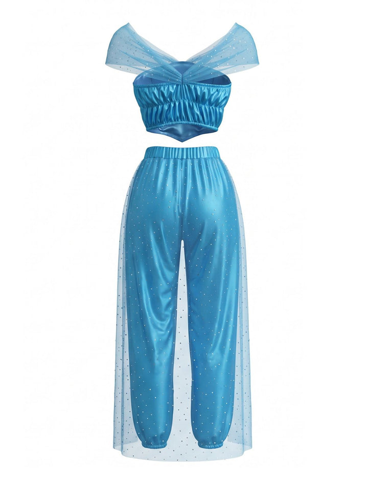 Gem Mesh Princess Cosplay Costume Set