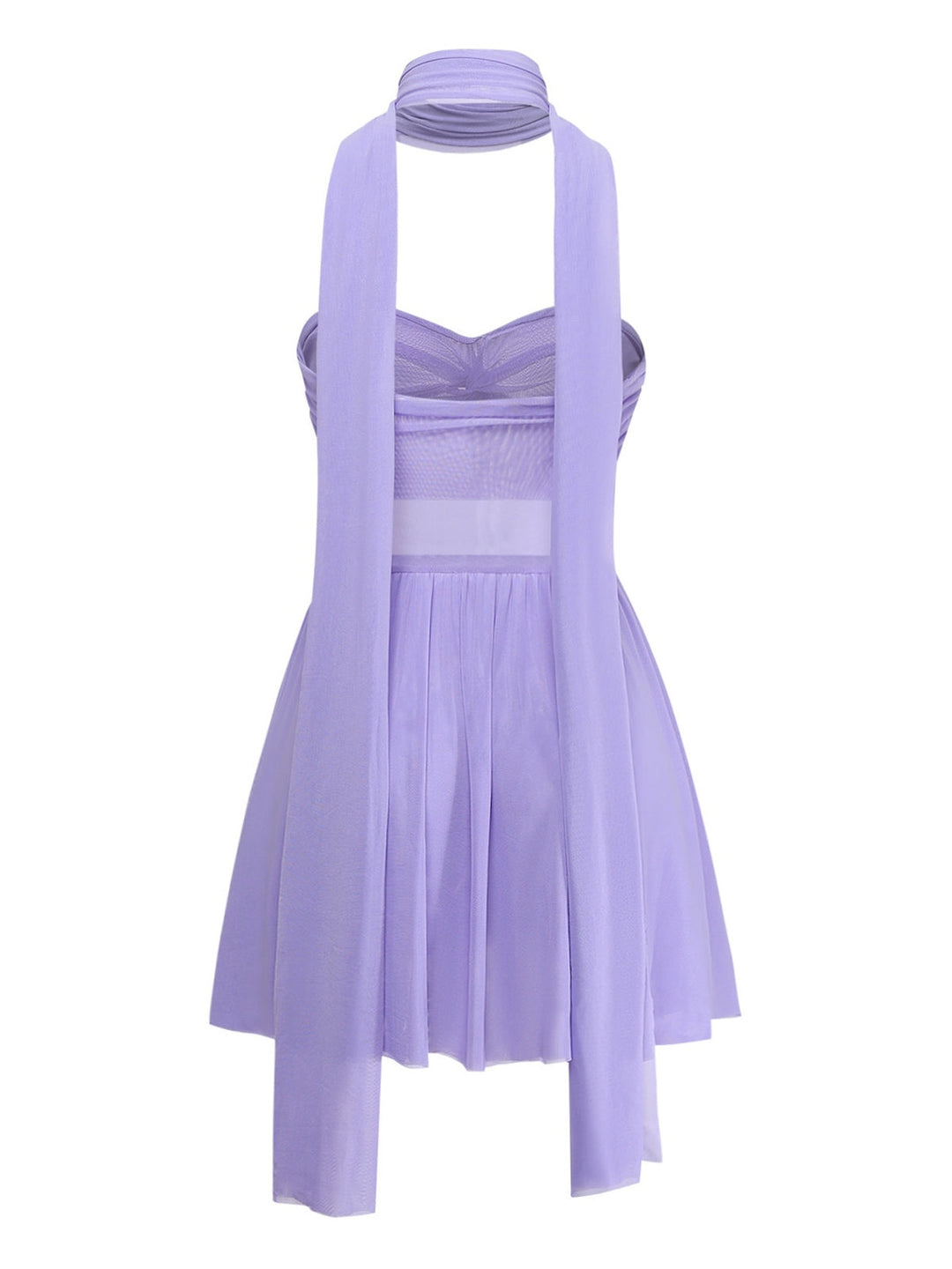 Elegant Lavender Vintage Dress 4