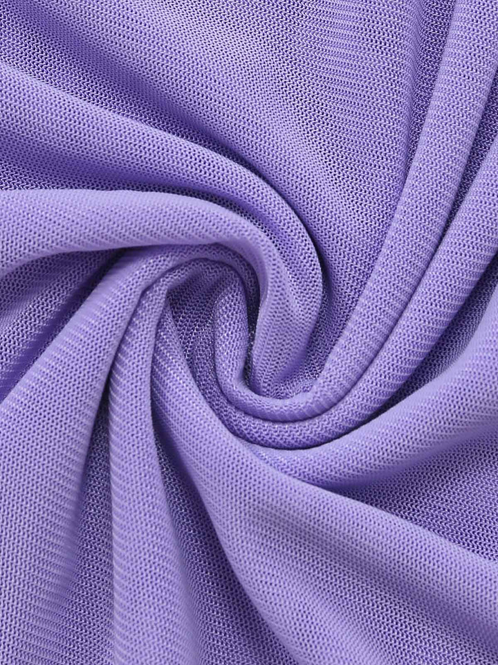 Elegant Lavender Vintage Dress 5