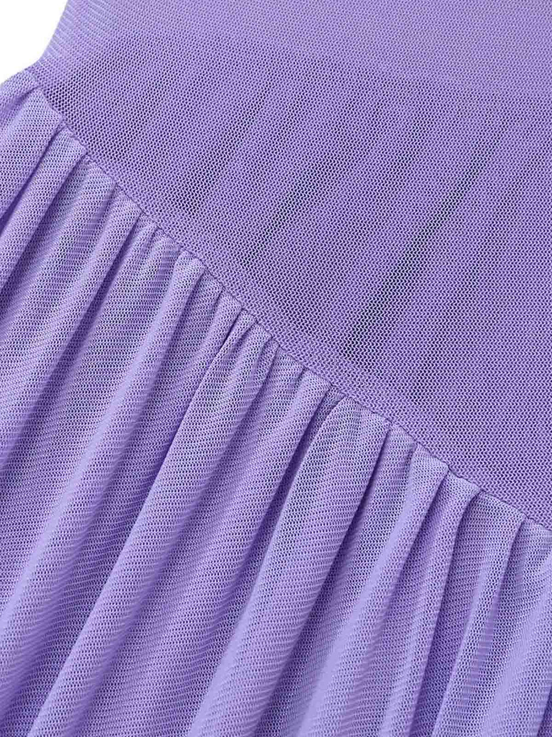 Elegant Lavender Vintage Dress 8