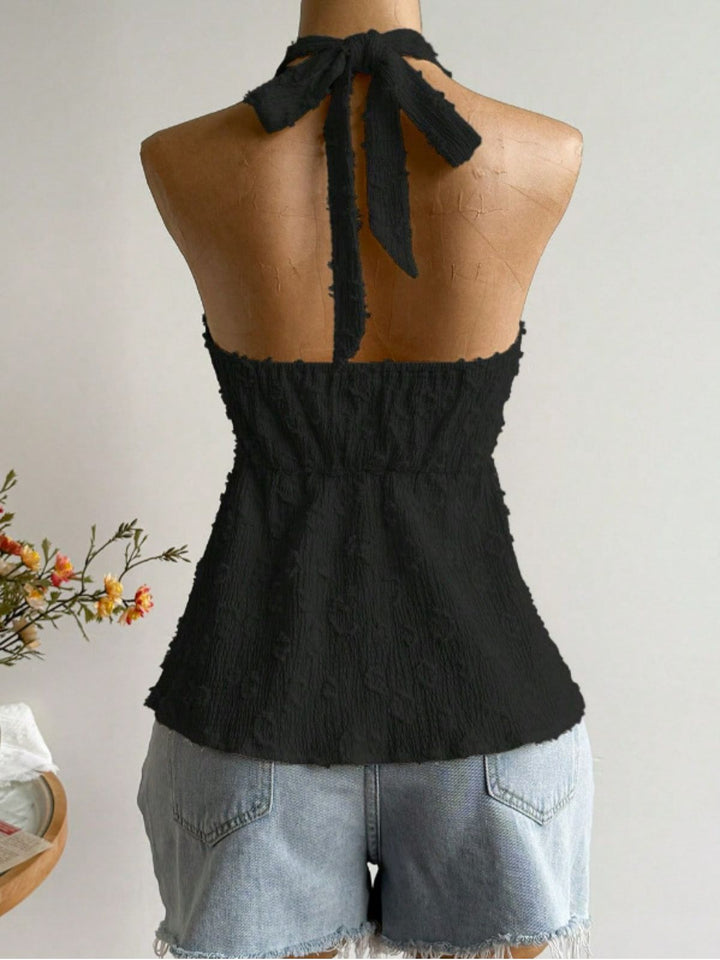 Floral Halter Vintage Classic Top 3