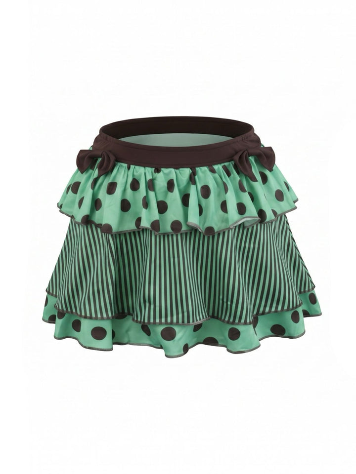 1980s Polka Dot Vintage Skirt 3