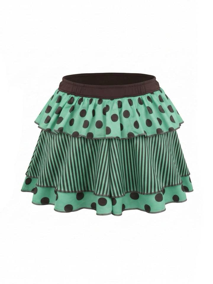 1980s Polka Dot Vintage Skirt 4