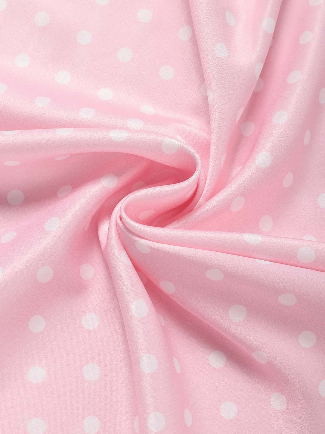 [Pre-Sale] Dark Pink 1930s Polka Dot Floral Dress 6