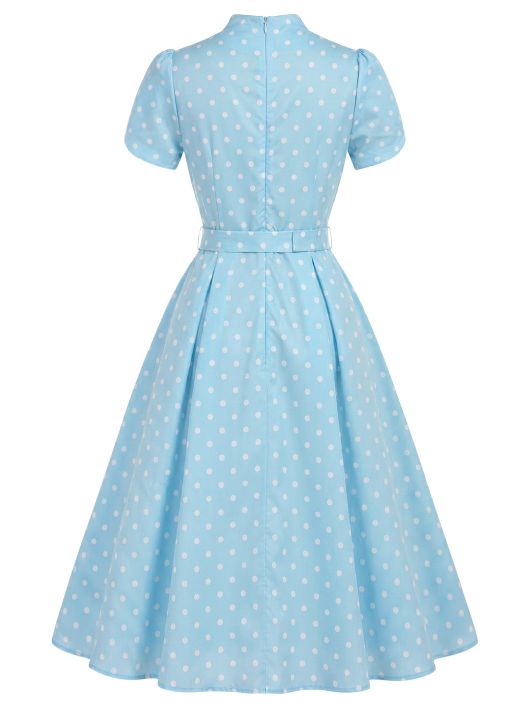 [Pre-Sale] Black 1950s Polka Dot Lace Dress 4