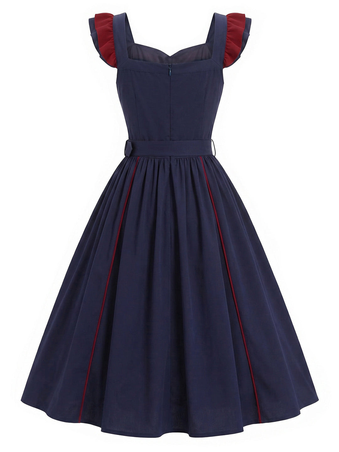 [Pre-Sale] Dark Blue 1980s Patchwork Vintage Dress 5