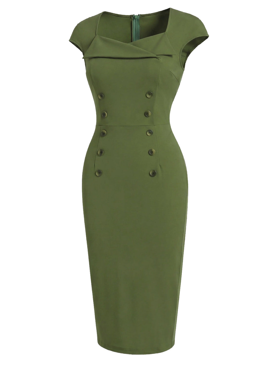 [Pre-Sale] Champagne 1950s Vintage Classic Dress 3