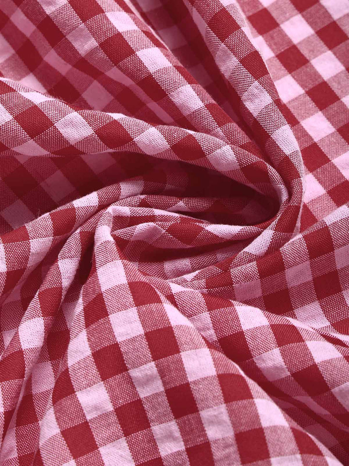 [Pre-Sale] Rw 1940s Plaid Ruffle Vintage Dress 6