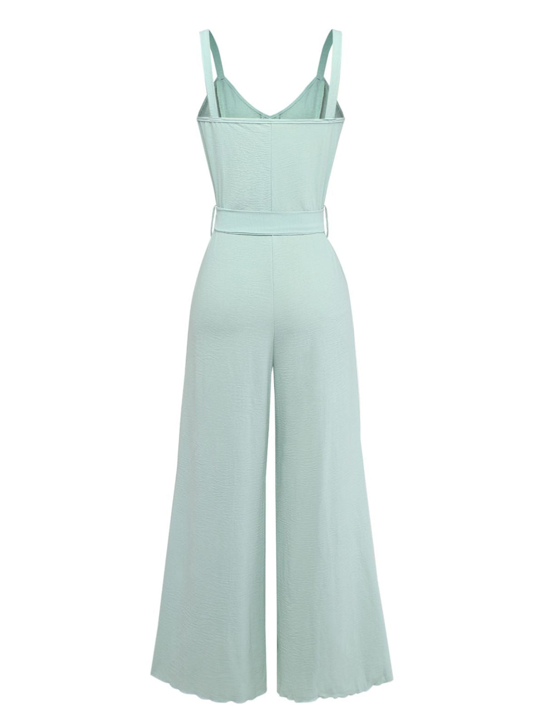 Ice Green 1970s Vintage Classic Jumpsuit 2