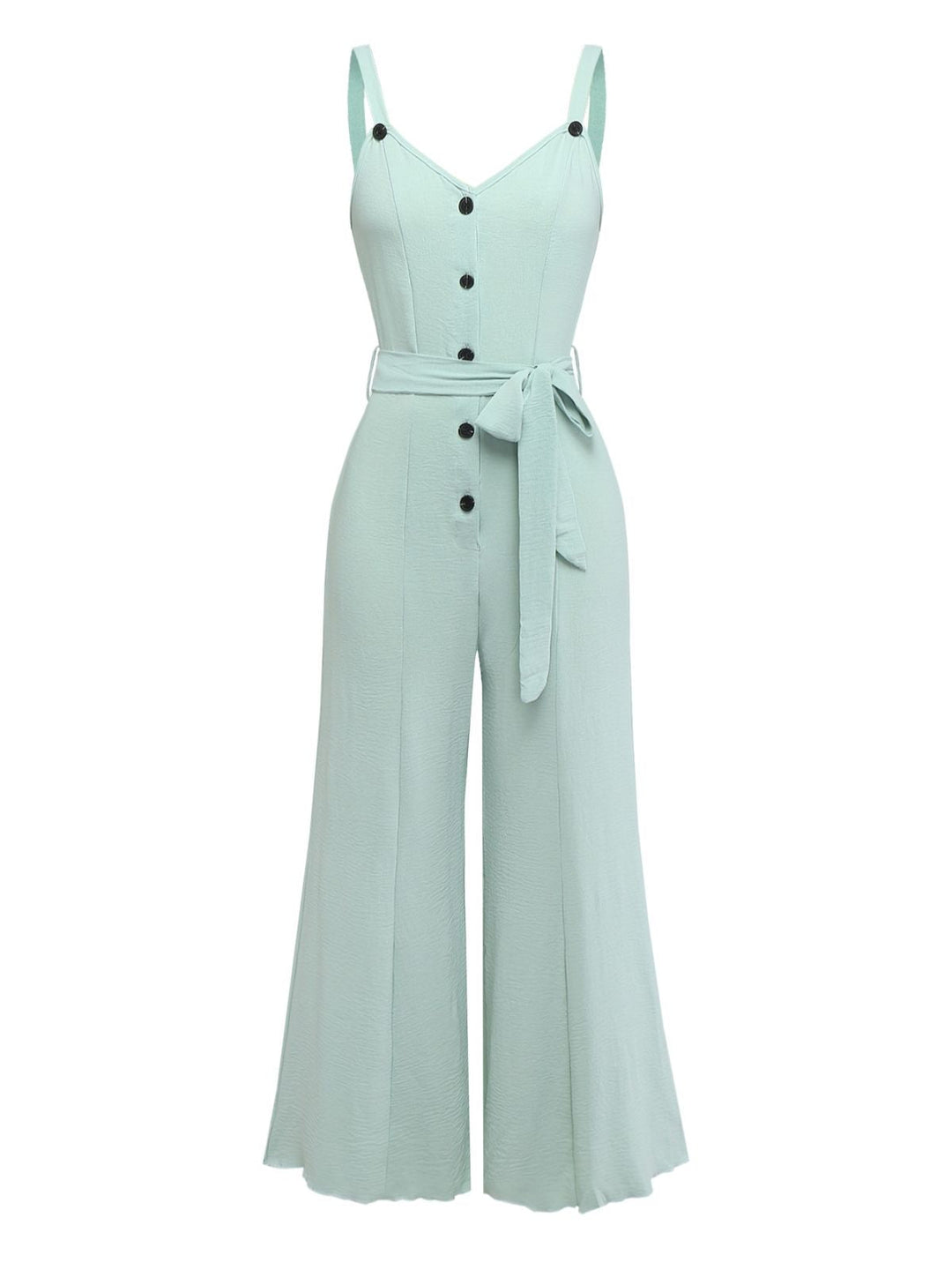 Ice Green 1970s Vintage Classic Jumpsuit 3