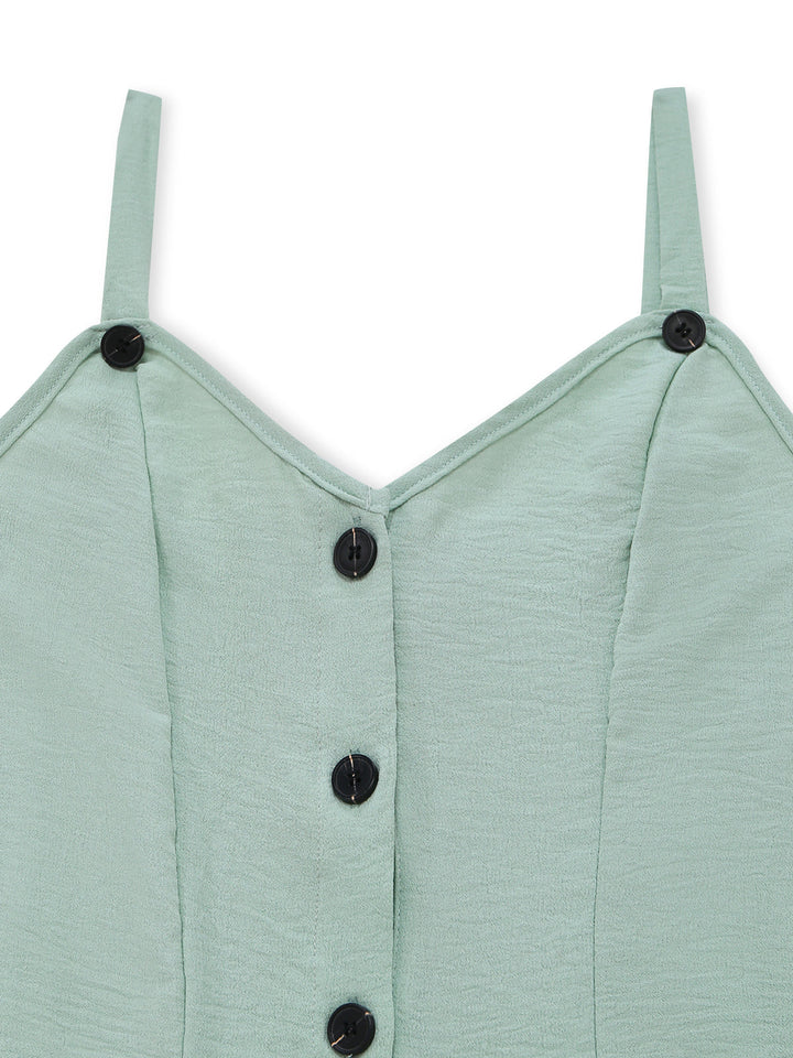 Ice Green 1970s Vintage Classic Jumpsuit 4