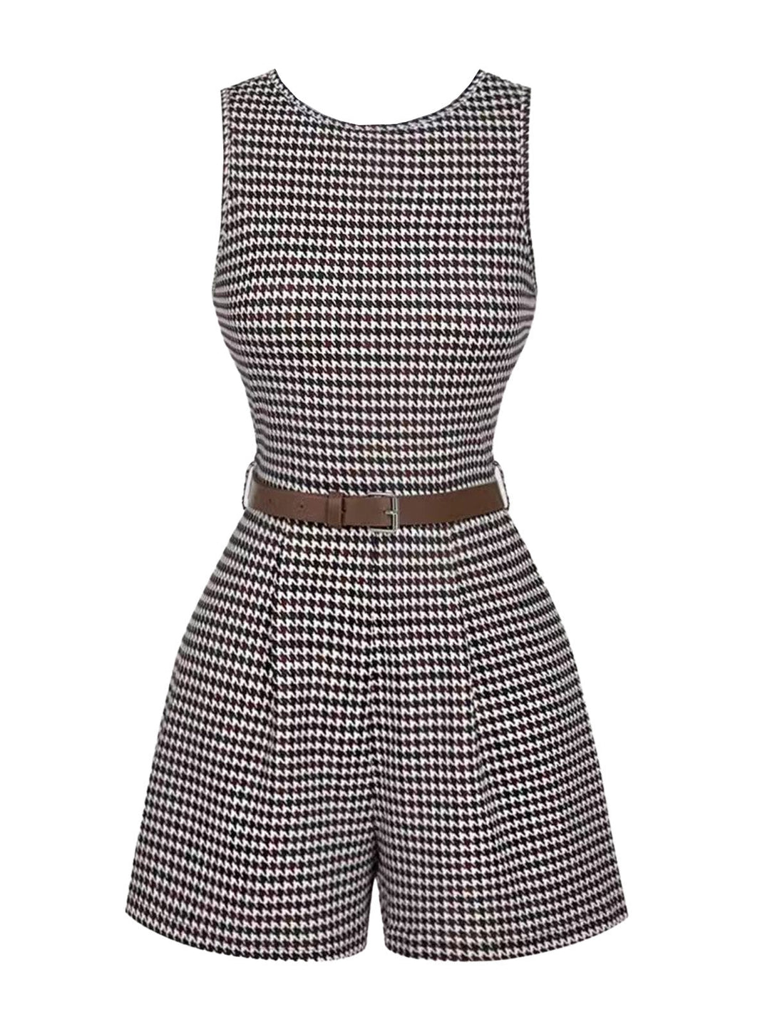 1950s Plaid Vintage Classic Jumpsuit 4