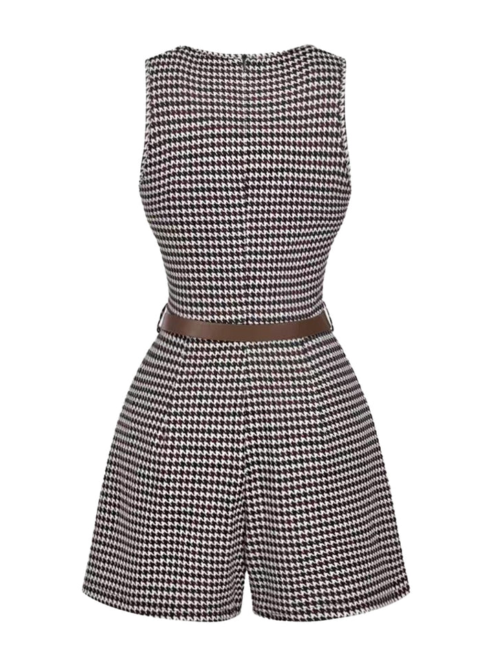 1950s Plaid Vintage Classic Jumpsuit 5