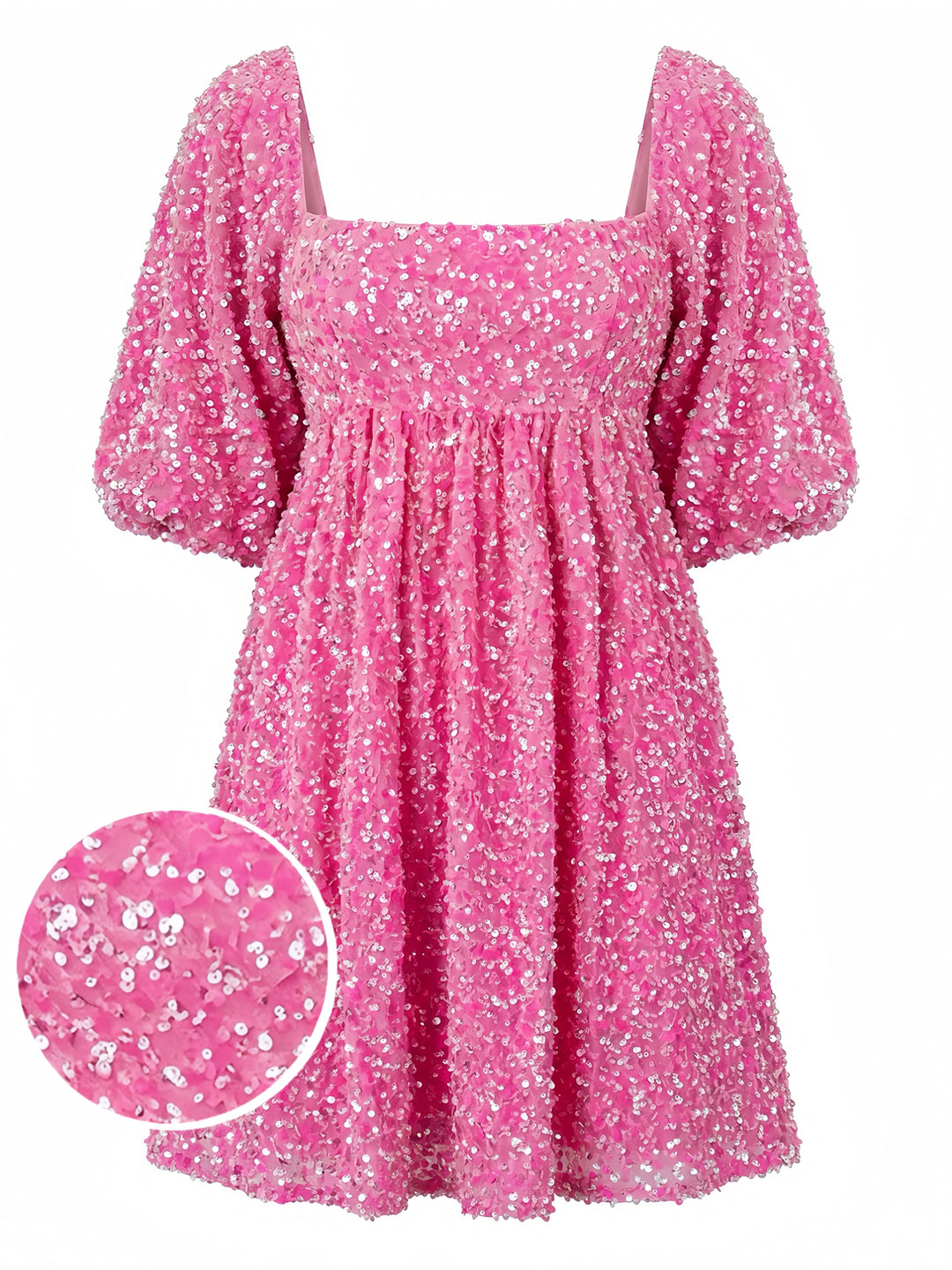 1960s Square Neck Vintage Classic Dress