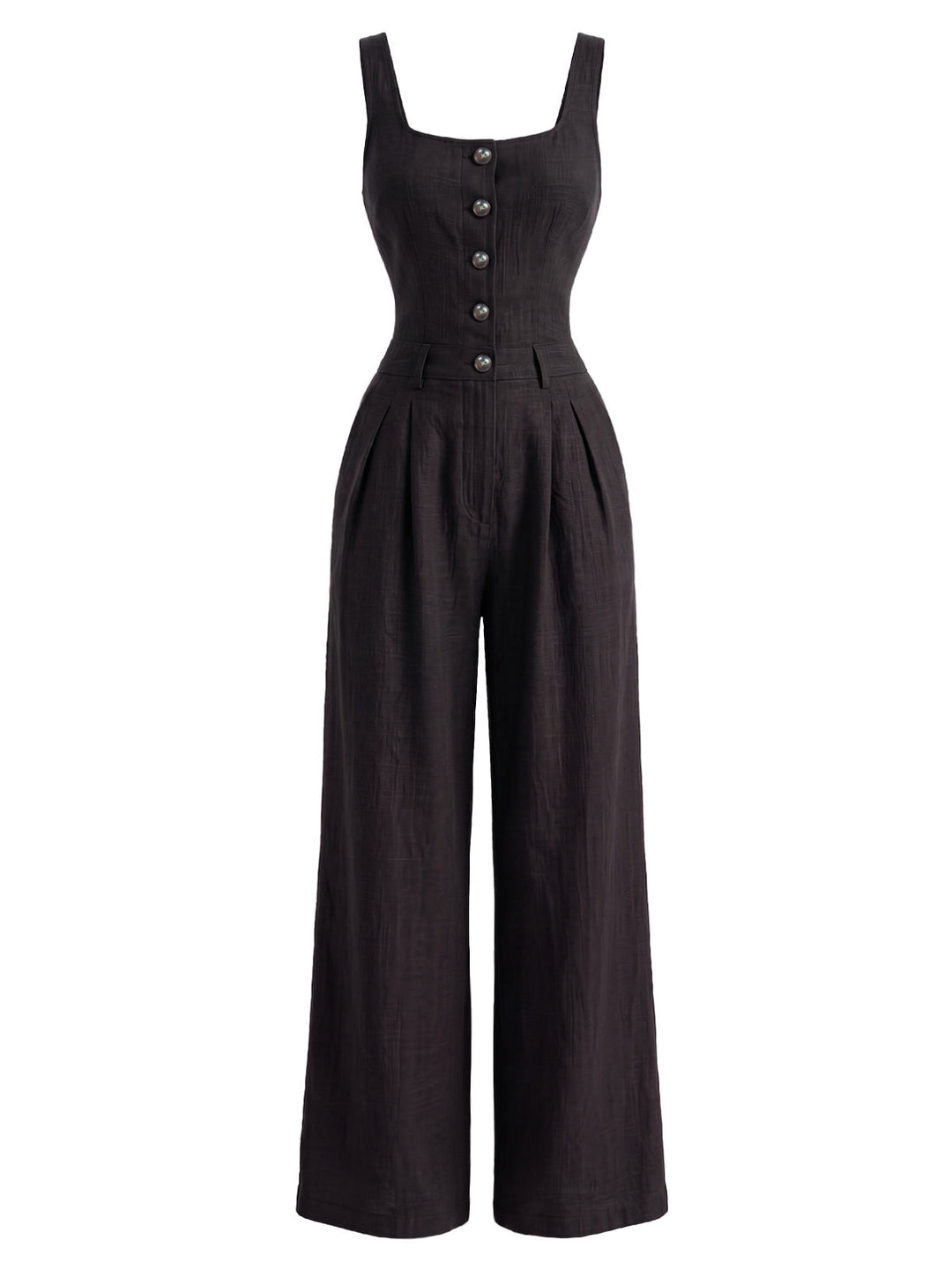 1940s Square Neck Vintage Classic Jumpsuit