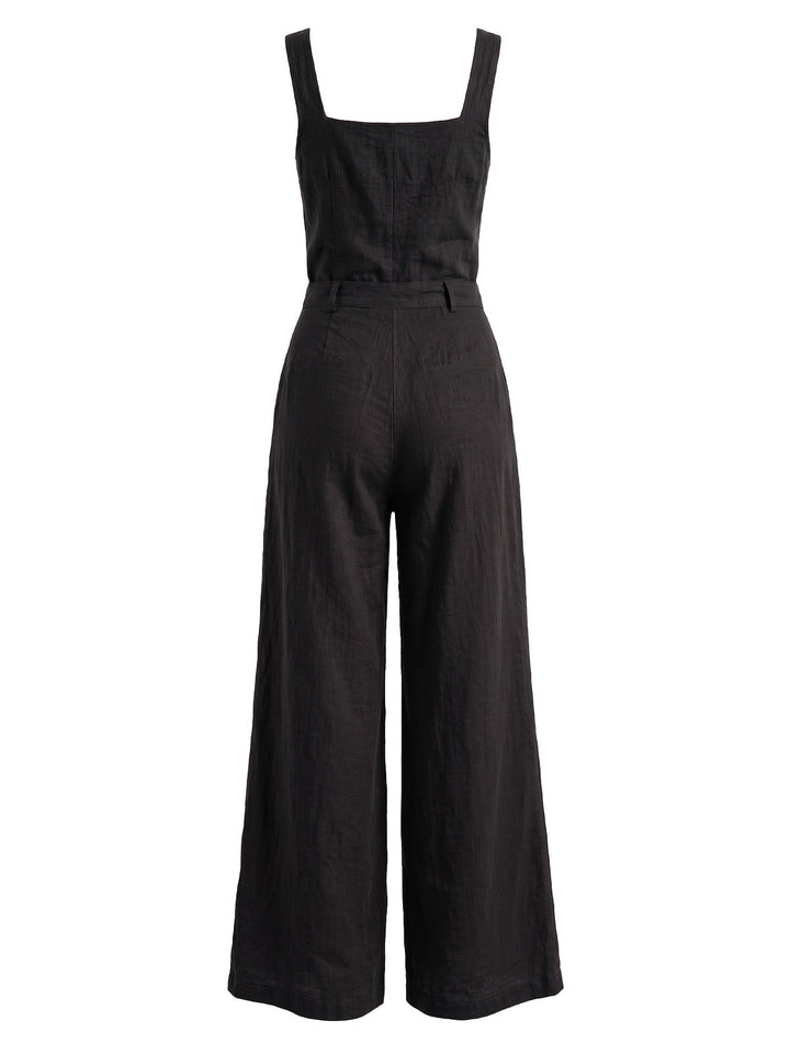 1940s Square Neck Vintage Classic Jumpsuit 2