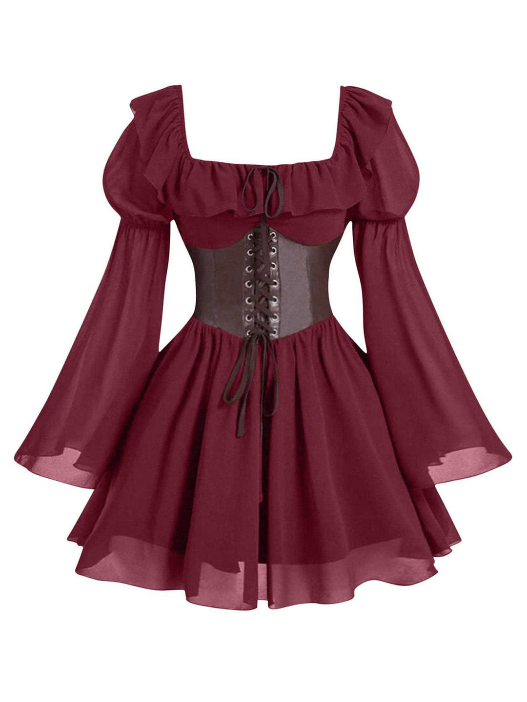 1950s Square Neck Vintage Classic Dress 6