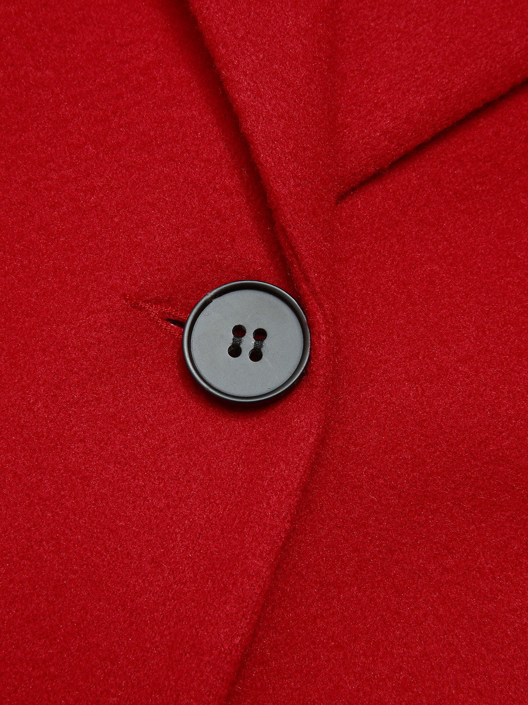 Red &amp; Black 1950s Lapel Button Pocket Coat, vintage coat, outerwear - perfect for women who love vintage and fashion