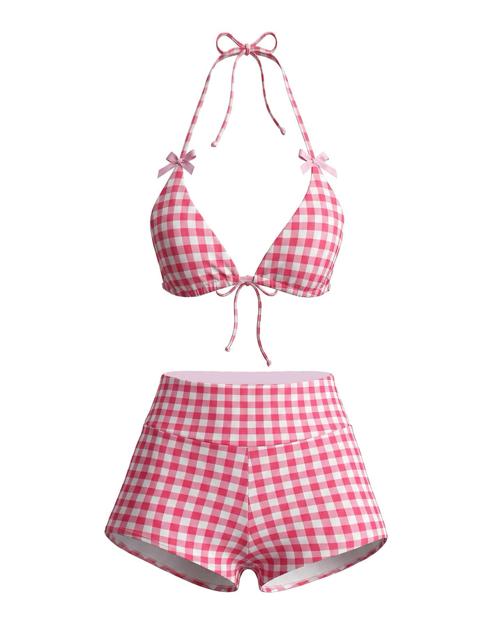 Pink Vintage Bikini Set