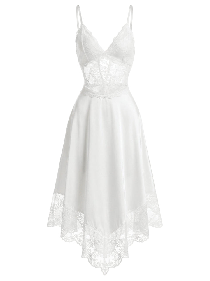 [Pre-Sale] White Lace Vintage Classic Nightgown 2