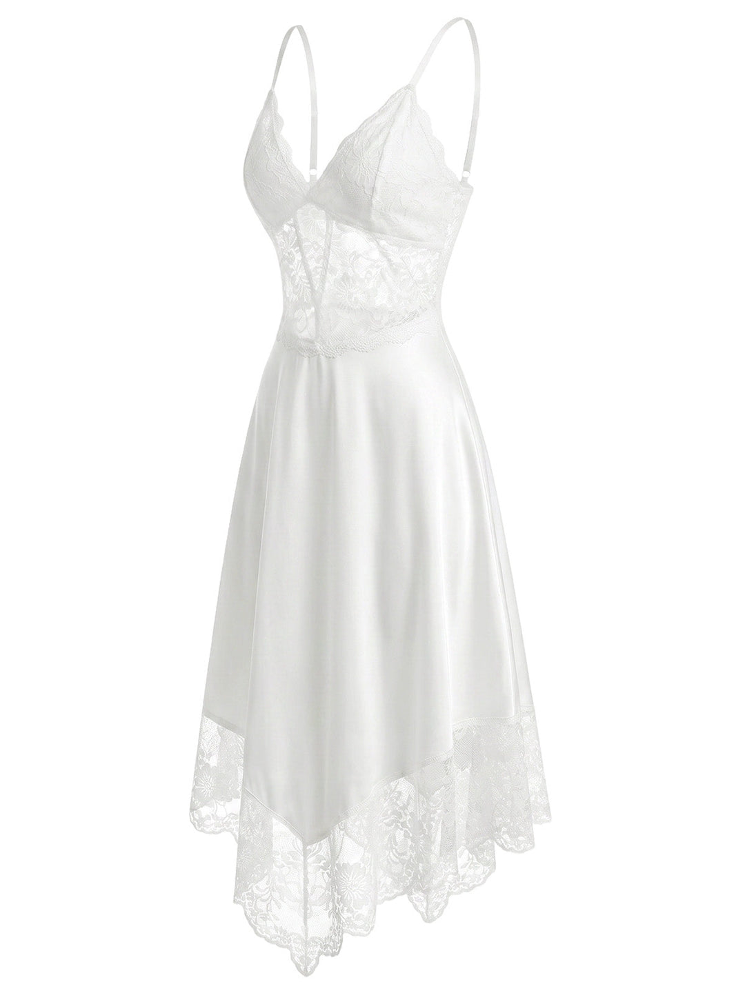 [Pre-Sale] White Lace Vintage Classic Nightgown 3