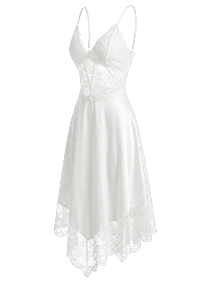 [Pre-Sale] White Lace Vintage Classic Nightgown 3