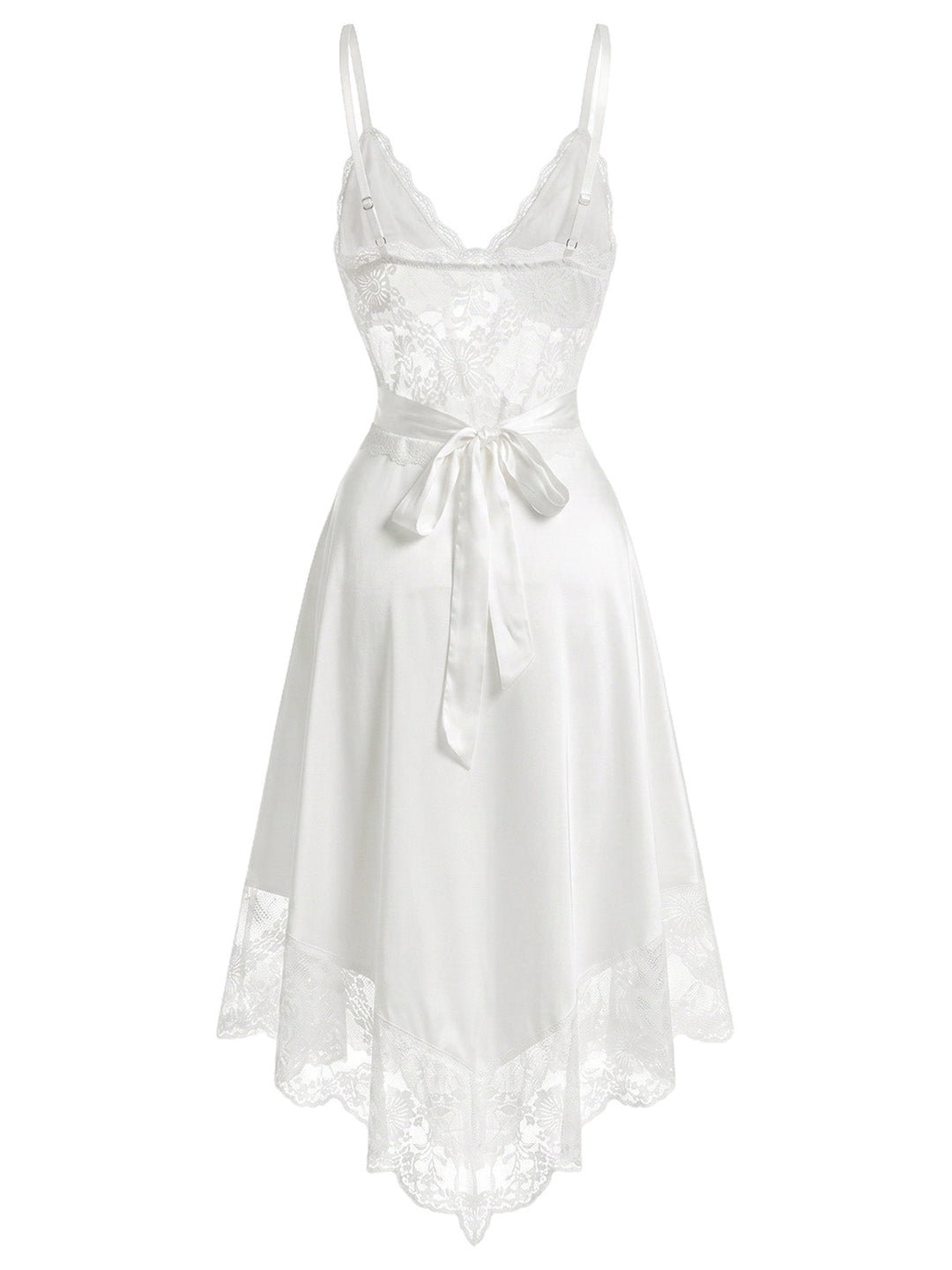 [Pre-Sale] White Lace Vintage Classic Nightgown 4